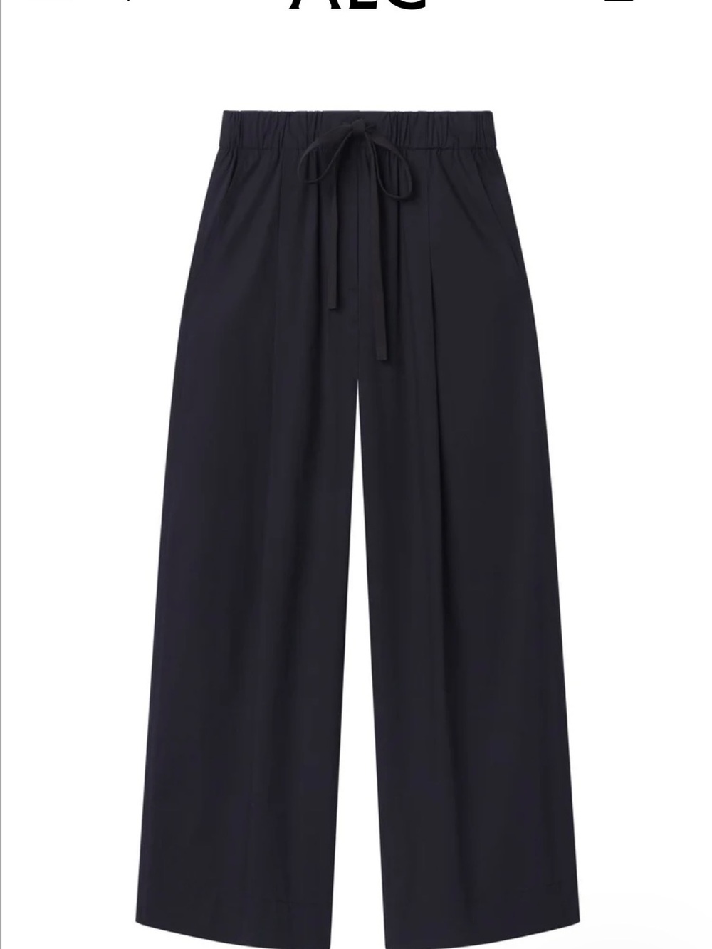 ALC James Cotton Drawstring Navy Pant Size S